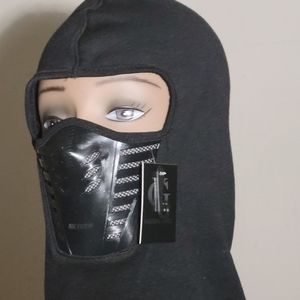 Thermal Fur Lined  Face Mask Black One size fits Most lined fur$15
